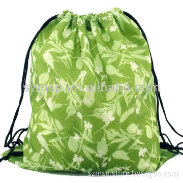 Nylon Cinch Sack Drawstring Backpack